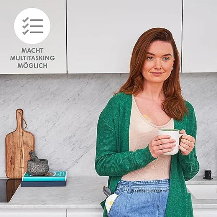 Medela Solo Hands-free Elektrische Einzel-Milchpumpe – Ultraleichtes Design, transparent und kompatibel mit Medela Family App – Bild 2