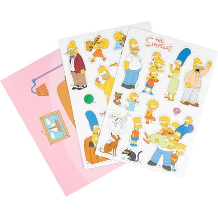 Grupo Erik The Simpsons Die-cut Magnet Set, hochwertige Sammlermagnete mit ikonischen Charakteren und Szenen – Bild 3