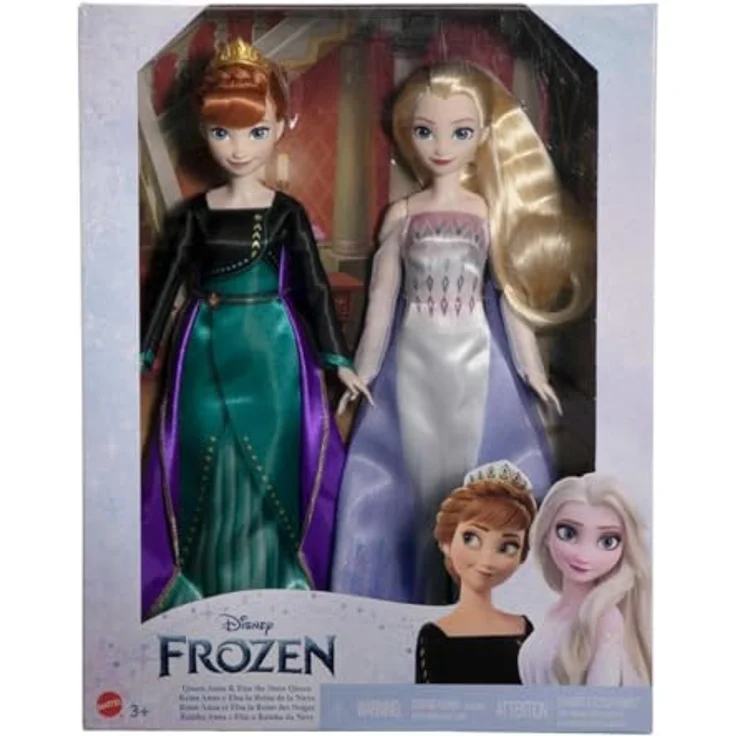 Disney Frozen Anziehpuppe Anna & Elsa Mode Puppen Set Disney Eiskönigin Frozen, königliche Kleider, beweglich, kämmbare Haare, Höhe ca. 28,0 cm - Preisvergleich – Bild 5