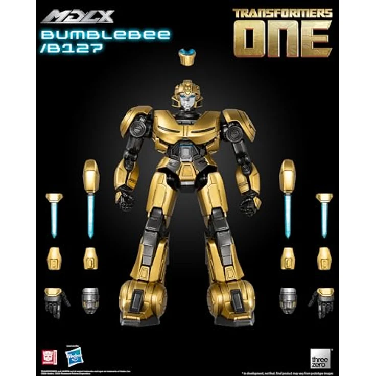 THREEZERO Transformers MDLX Actionfigur Bumblebee/B127, 12 cm, mit Zubehör in Fensterbox aus ABS, POM, PVC, Zinklegierung und Metallteilen – Bild 17