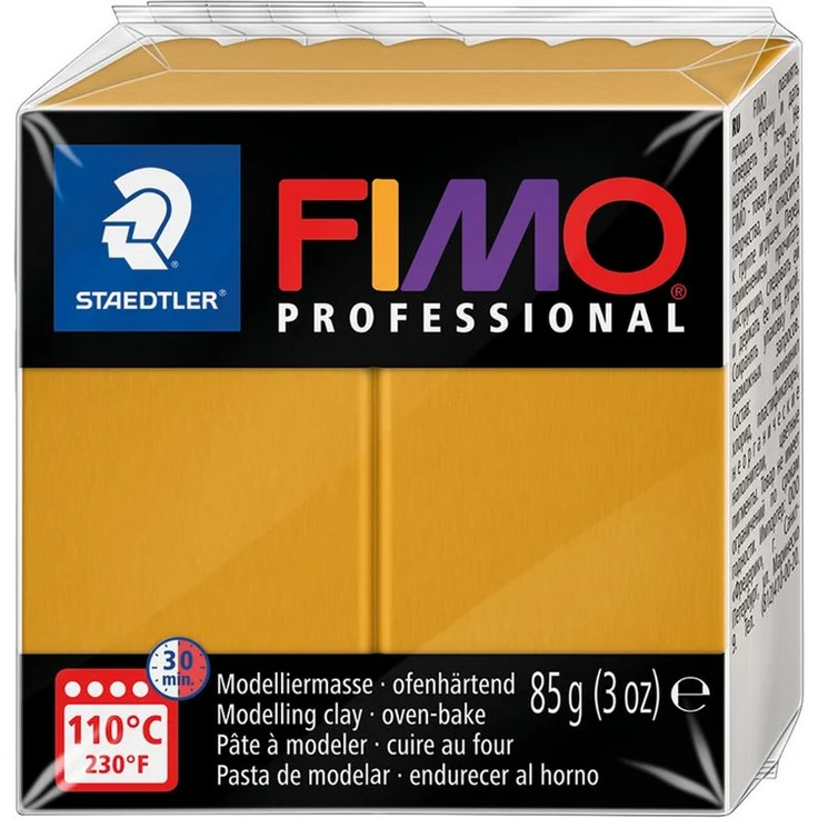 STAEDTLER FIMO professional 8004 Modelliermasse - 85 g, bastelfreundliche Modelliermasse in brillanter Farbvielfalt – Bild 1