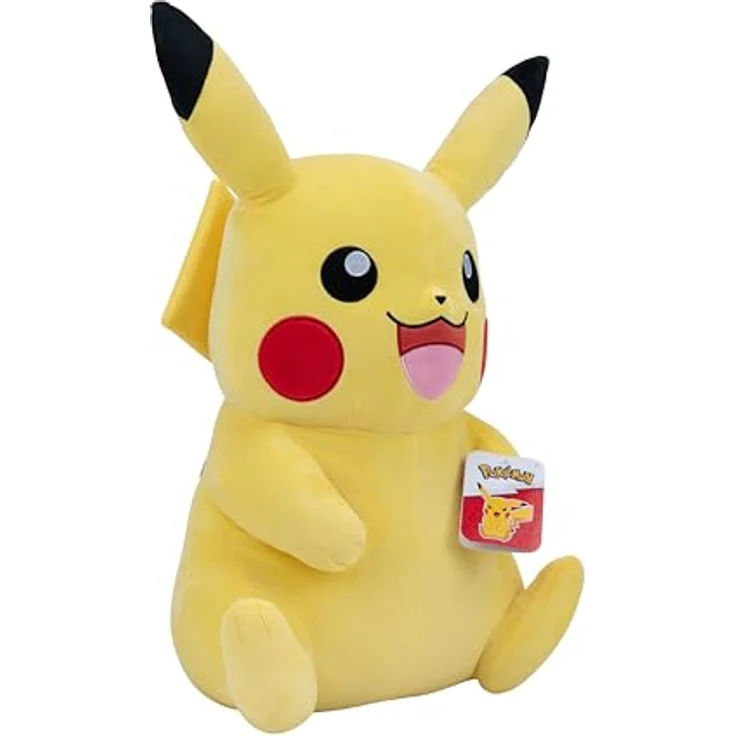 Jazwares Pokémon Plüschfigur Pikachu #2, 61 cm, kuschelig weich und offiziell lizenziert – Bild 2