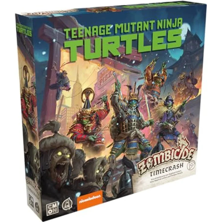 CMON Zombicide: White Death – TMNT Timecrash, Erweiterung für Dungeon Crawler, 1-6 Spieler, Ab 14+ Jahren, 60 Minuten, Deutsch, Mehrsprachig – Bild 1