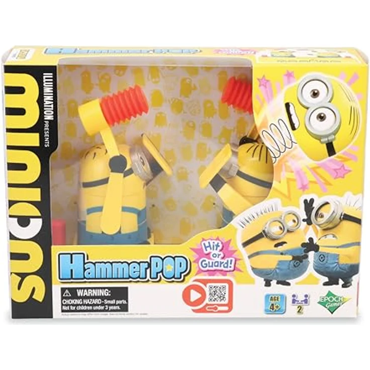 EPOCH Games Minions Hammer POP - Party Game Actionspiel, Geschicklichkeitsspiel für 2 Spieler, ab 4 Jahren – Bild 3