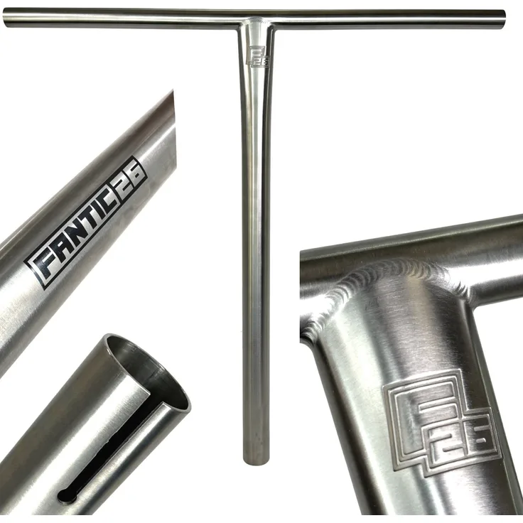 Fantic26 Themis Titan Stunt-Scooter HIC Bar 35 65cm Raw - Leichteste Titan Bar auf dem Markt