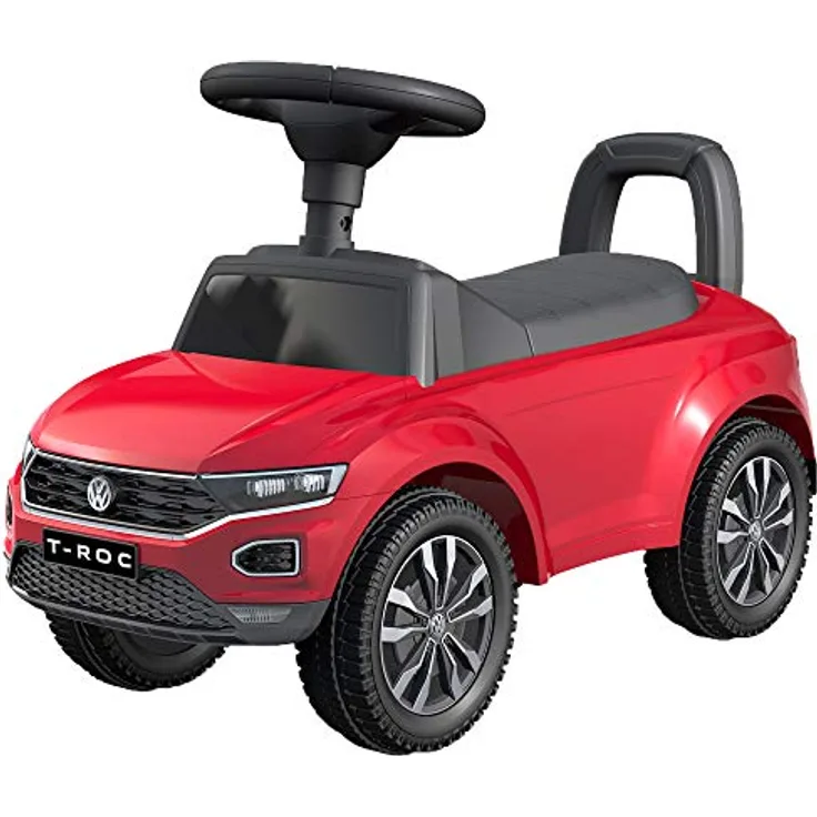 TURBO CHALLENGE - T-ROC Volkswagen - Lauflernhilfe - 119118 - Freilauf - Rot - Max. 25 kg - Kunststoff - Batterien Nicht enthalten - Kinderspielzeug - Geschenk - Ab 12 Monaten