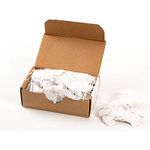 HERMA 6933 Hängeetiketten mit weißem Faden (18 x 28 mm, klein, Fadenlänge ca. 8 cm) Anhängeschilder aus Karton zum Beschriften, 1.000 Preisetiketten, weiß