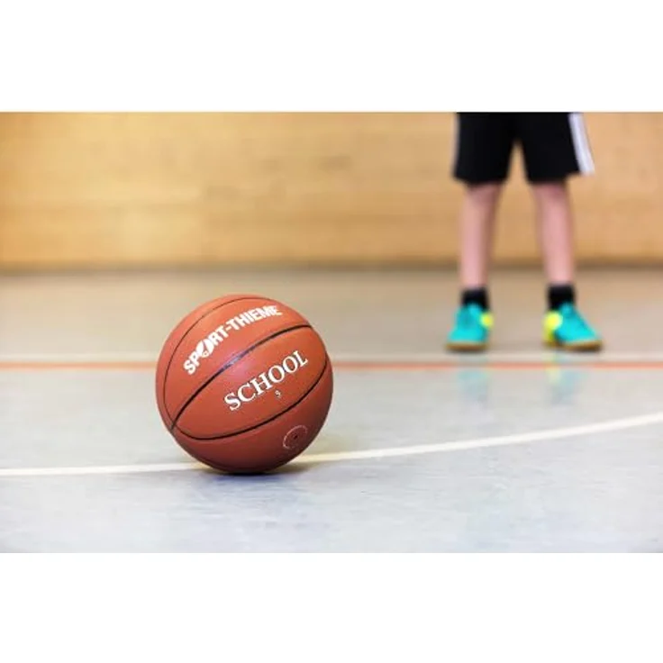 Sport-Thieme Basketball School Größe 7, Unisex Trainingsball in Orange mit Butyl-Blase und hoher Griffigkeit – Bild 7