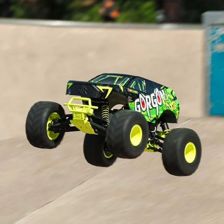 Arrma RC-Monstertruck Arrma Gorgon 4x2 Mega 550 Monstertruck RTR 1:10 mit Akku, Lader, Rot – Bild 4