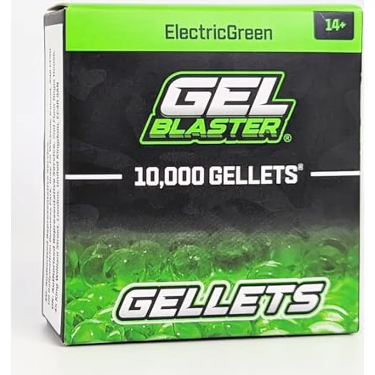 Gel Blaster 10000 Gellets Nachfüllmunition - Grün, speziell für Gel Blaster - Ungiftige Gelkugeln auf Wasserbasis - speziell für Gel Blaster hergestellt