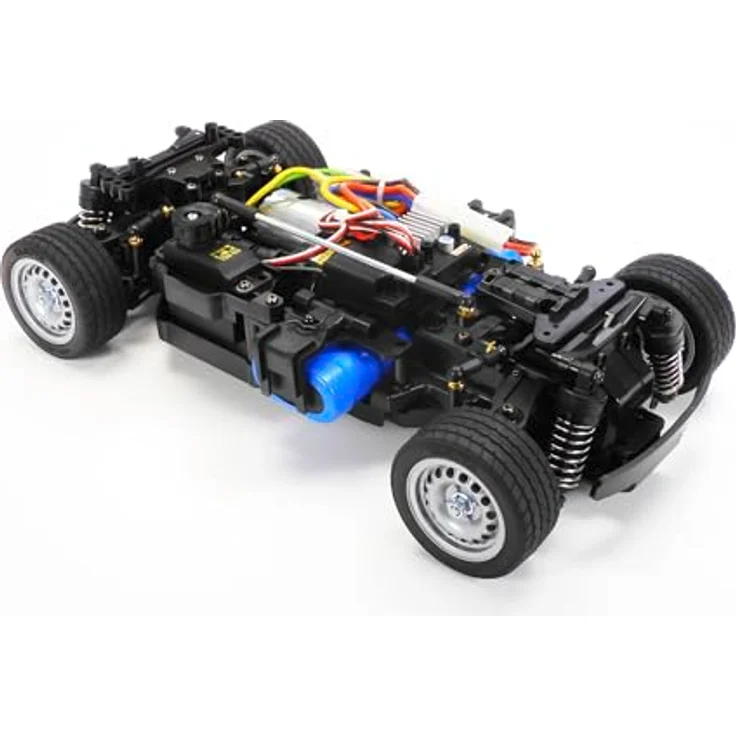 TAMIYA 47501 1:10 RC Alfa Rom. Giulia Club lackiert MB-01 Modellbau Bausatz, 2WD Antrieb, originalgetreue Karosserie, Fernsteuerung erforderlich – Bild 5