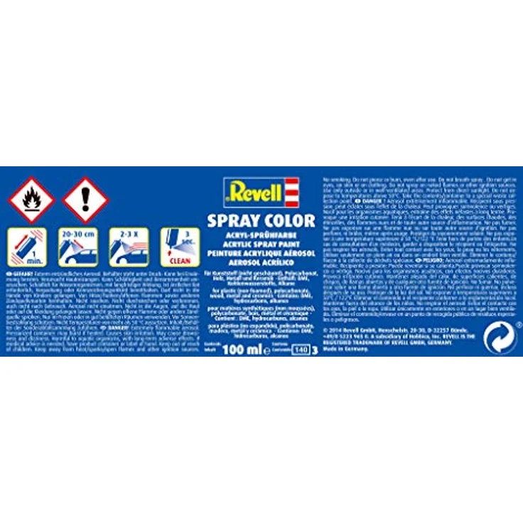 Revell 34116 Spraydose sand, matt Spray Color, Farben in der praktischen 100-ml-Sprühdose – Bild 4