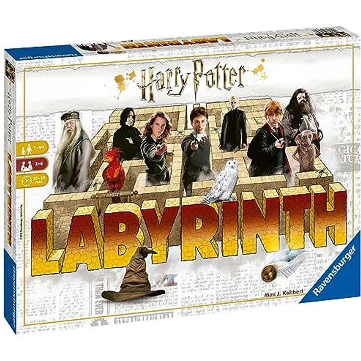 Ravensburger 26031 Harry Potter Labirynth Spiel, Multicoloured, Od 7 LAT - Familienspiel basierend auf Harry Potter mit einfachen Regeln und hochwertiger Verarbeitung – Bild 3