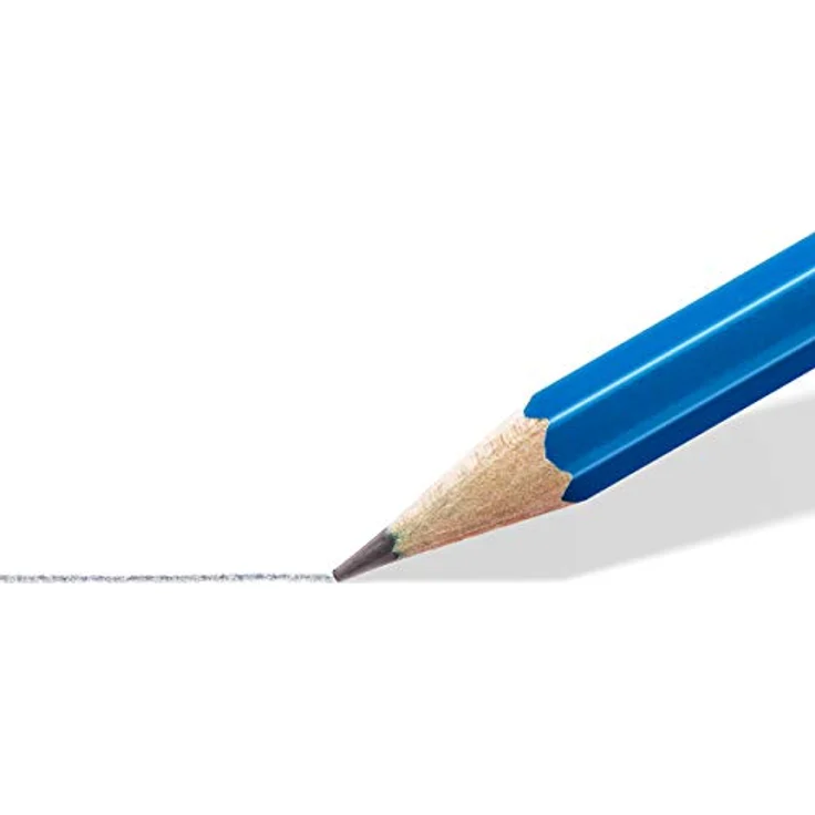 STAEDTLER Zeichenbleistift Mars Lumograph, Härtegrad HB, 12 Bleistifte in Faltschachtel, 100-HB, hohe Qualität, bruchfest, spezielle Minenrezeptur, Sechskantform, von Staedtler – Bild 3