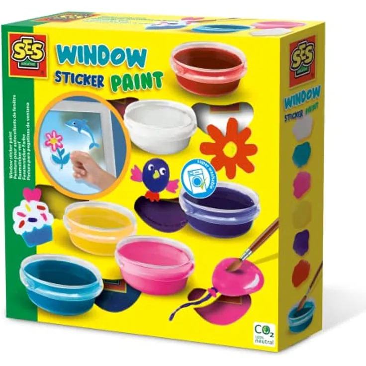SES 00366 Fenstersticker, Diverse Farben