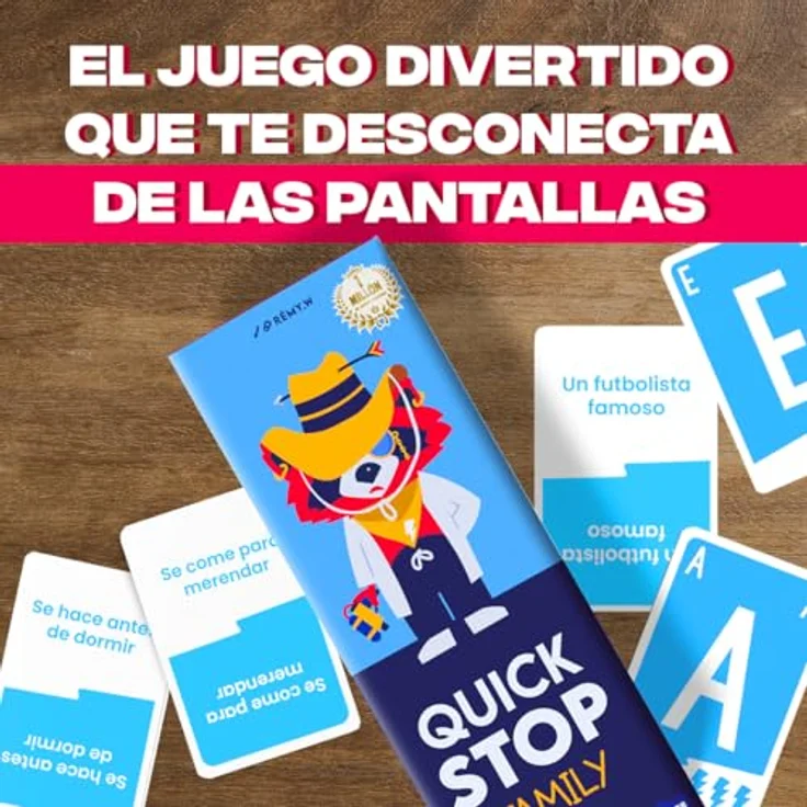 ATM Gaming Quickstop Family – Brettspiel für die ganze Familie, dynamisch und lustig, für Kinder und Erwachsene, umweltfreundlich aus FSC-Papier, ideales Geschenk – Bild 3