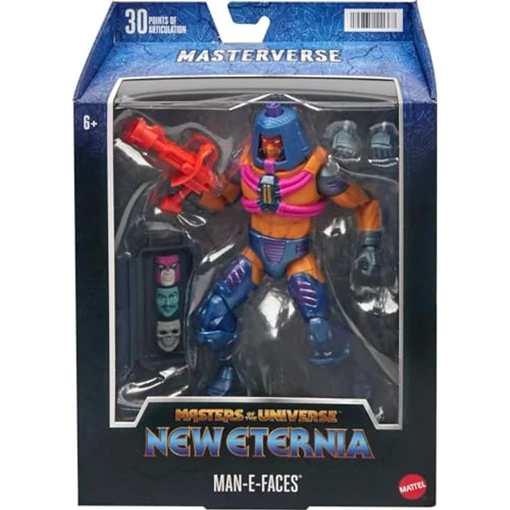 MOTU MV Man-E-Faces Masters of the Universe: New Eternia Masterverse Actionfigur Man-E-Faces 18 cm – Bild 2