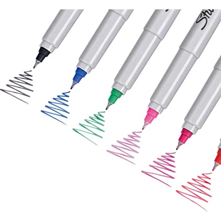 SHARPIE Permanent Marker | Marker Stifte mit ultra-feiner Spitze | gemischte Standardfarben | 4 Stück – Bild 4