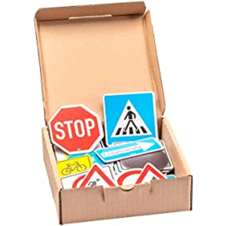 WISSNER® aktiv lernen - 64 magnetische Verkehrszeichen - MAG-Pap – Bild 2