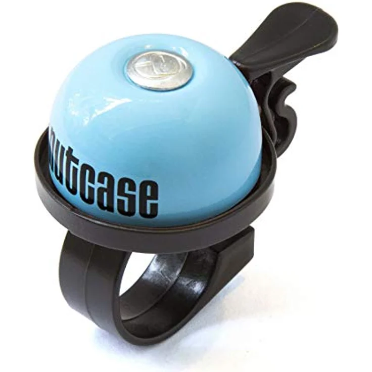 Nutcase Bell Fahrradklingel small 'Baby Blue', Kinderfahrradklingel mit Anti-Rutsch Klingelgriff und UV-resistentem Lack – Bild 1