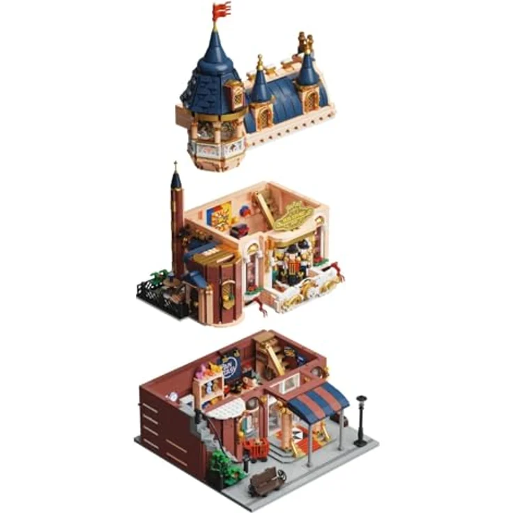 PANTASY Bauset Le Magasin de Jouet (85031), dreistöckiges Spielzeugladen-Modell mit 2850 Teilen, Höhe 42 cm, für Kinder ab 6 Jahren – Bild 3