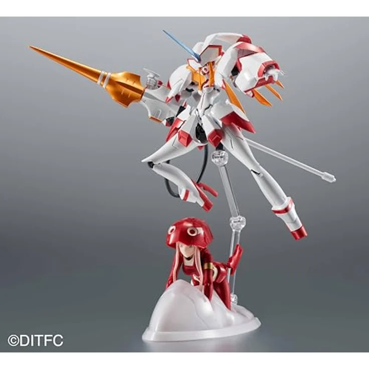 TAMASHII NATIONS Darling in The FRANXX 5th Anniversary Set, S.H.Figuarts & The Robot Spirits Figure mit Strelizia und Zero Two Figuren, inklusive Zubehör – Bild 4