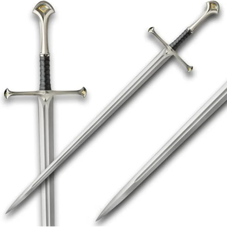 United Cutlery LOTR Schwert Narsil, detailgetreues Kostümzubehör aus "Der Herr der Ringe" – Bild 1