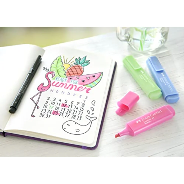 Faber-Castell 154662 Textmarker 8er Superfluor – Bild 4