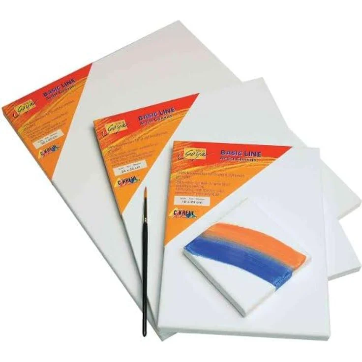KREUL 62020 - Solo Goya Stretched Canvas Basic Line, Keilrahmen 20 x 20 cm, mit Leinwand aus Baumwolle 4 fach grundiert, ideal für Öl-, Acryl- und Gouachefarben – Bild 2