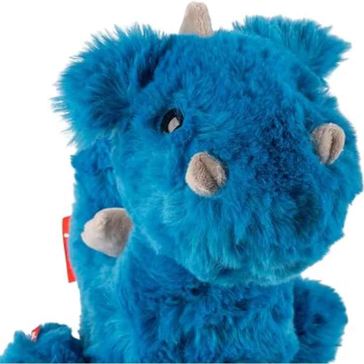 sigikid Kuscheldrache Flauscherie, blauer Plüschdrache mit weichem Material, 32 cm, waschbar bei 30°C – Bild 4