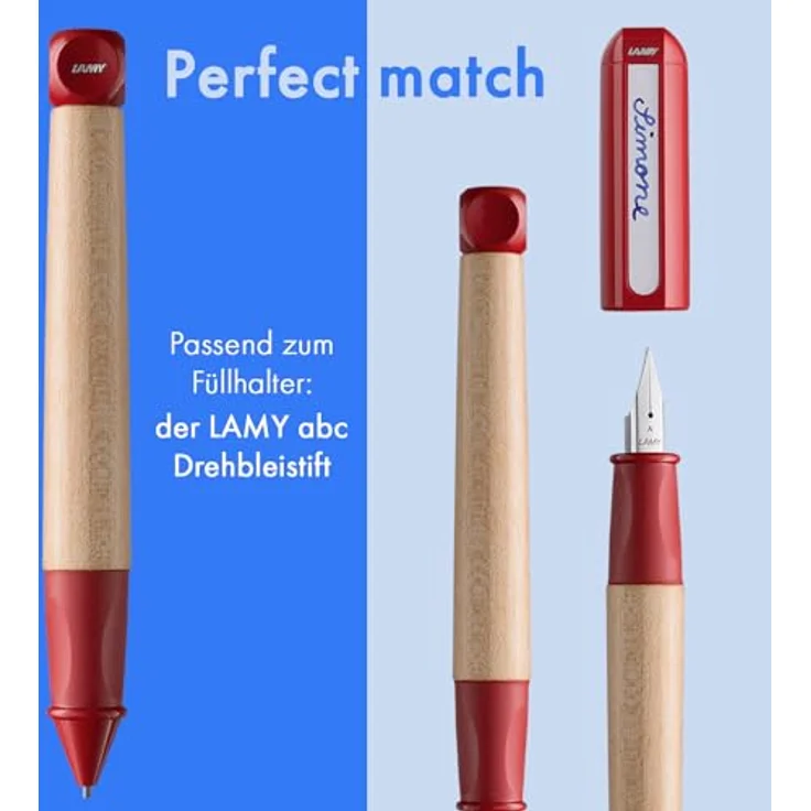 LAMY Schreiblernfüller ABC Holz rot (Federbreite/ Minenbreite: LH) – Bild 5