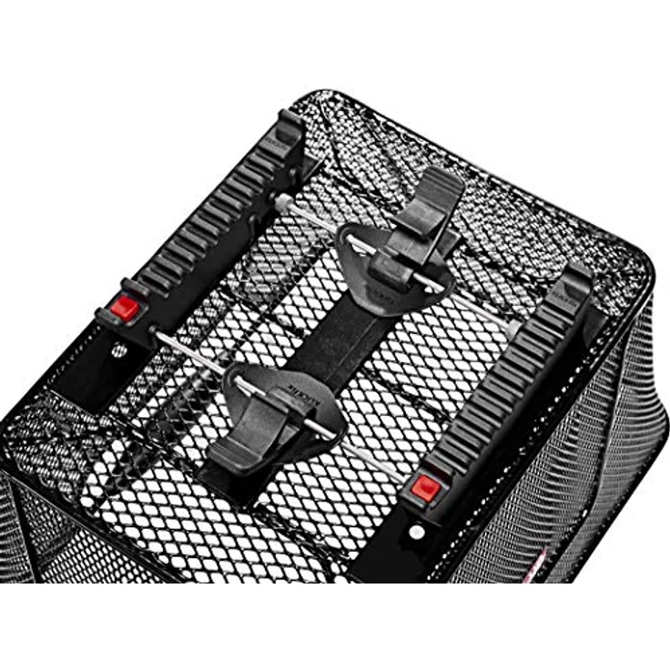 Unix Unisex – Erwachsene Reano Topklip Fahrradkorb, schwarz, 41x30x21cm – Bild 4
