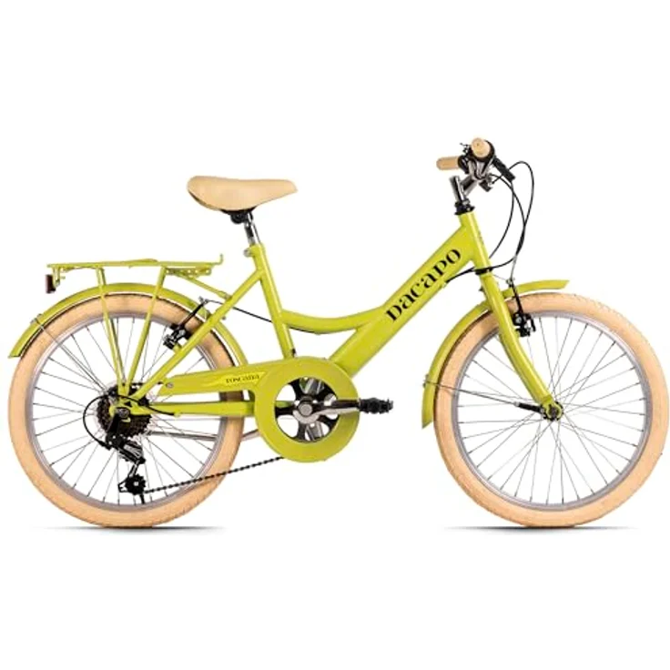 DACAPO TOSCANA Kinderfahrrad 20'', Grün, 6 Gänge, RH 36 cm, für Körpergröße 120-140 cm – Bild 2
