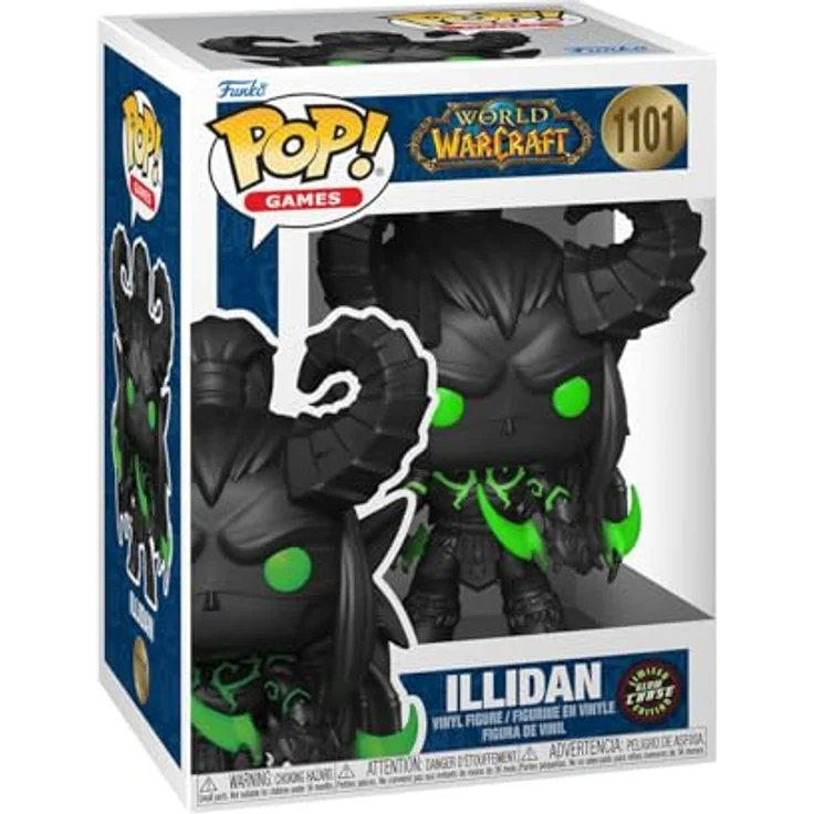 Funko Pop! Games: World of Warcraft - Illidan Stormrage - 9,5 cm Vinyl-Sammelfigur - Seltene Chase-Variante - Offizielle Handelsware für Kinder und Erwachsene – Bild 3