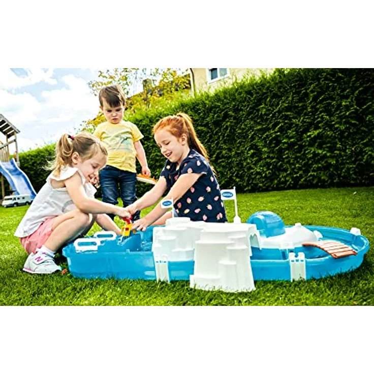 Aquaplay 'Waterplay Polar' Wasserstraße, 106 cm x 65 cm x 25 cm, inkl. 1 Containerboot, 2 Spielfiguren – Bild 13