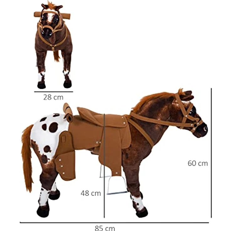 Kinder Reitpferd braun (Farbe: braun) – Bild 8