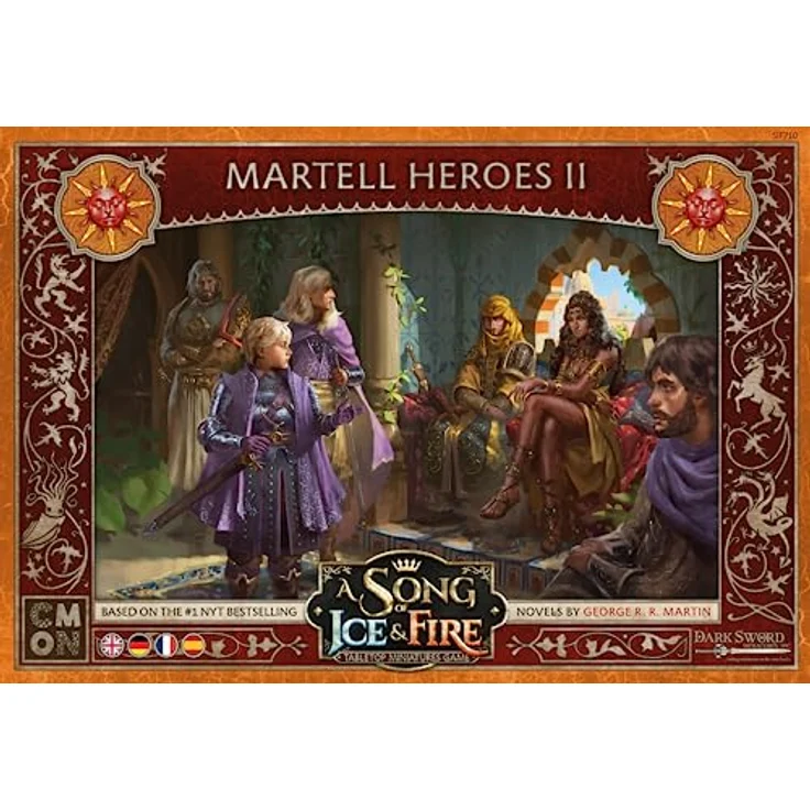 CMON , A Song of Ice & Fire – Helden von Haus Martell II , Erweiterung , Tabletop , 2 Spieler , Ab 14+ Jahren , 45-60 Minuten , Deutsch , Mehrsprachig – Bild 2
