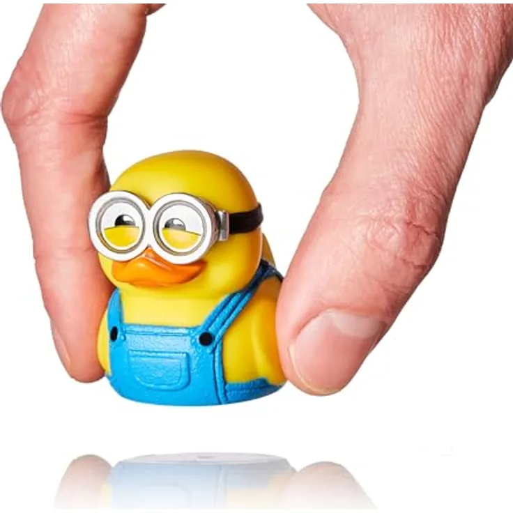 TUBBZ Mini Bob Sammelbare Vinyl-Gummiente - Offizielles Despicable Me 4 Minions Merchandise - Kinderfernsehen & Filme, Mini-Badewannen-Vitrine, stapelbar, ca. 5cm groß