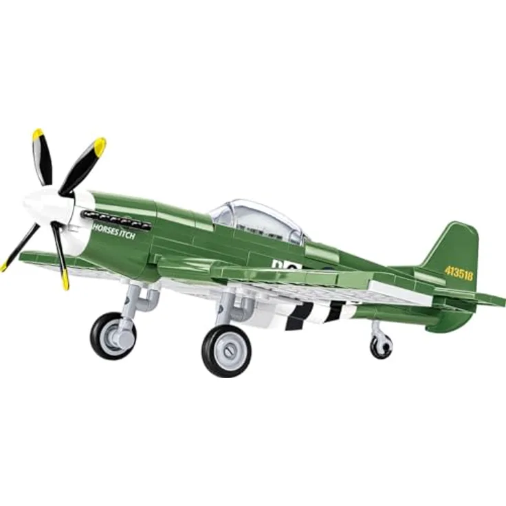 COBI North American P-51D Mustang, Modellflugzeug aus Bausteinen, made in EU