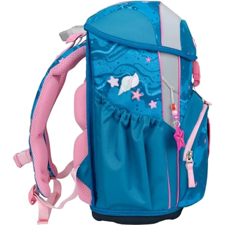 Belmil Schulranzen Kinderrucksack Maxi, ergonomisch mit Brustgurt, 22 L, wasserabweisend, 5 tlg. Set für Grundschule 1.-3. Klasse – Bild 5