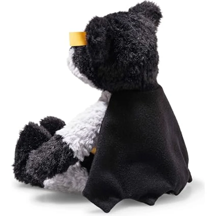 Steiff Batman Teddybär, 29 cm, bunt, Kuscheltier für Kinder, Waschmaschinenfest, aus kuschelweichem Plüsch mit detailgetreuem Batman-Design – Bild 3