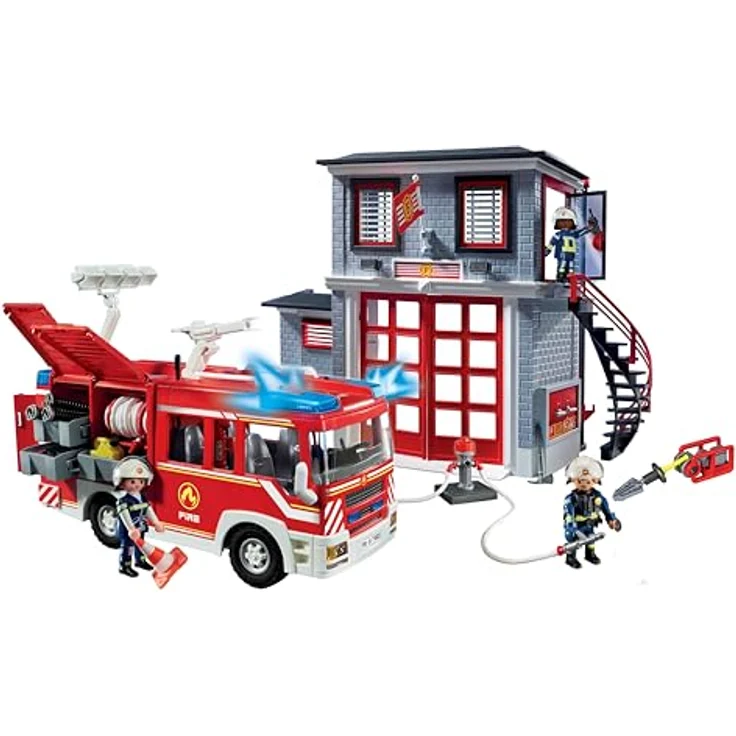 Playmobil® Konstruktions-Spielset Feuerwehr-Megaset (71603), Action Heroes, 50 Jahre, (185 St) - Preisvergleich – Bild 6