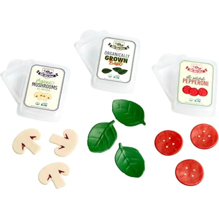Little Tikes Creative Chefs Pizza Kit, Pizzabäcker-Rollenspiel mit Make-It! Mix Spielsand, 22 Zubehörteilen und realistischem Pizzaofen für Jungen und Mädchen ab 3 Jahren – Bild 4