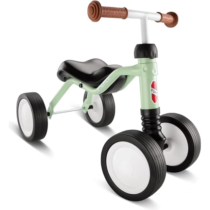 PUKY WUTSCH | Sicheres Rutschfahrzeug | Für Kleinkinder ab 1,5 Jahren | Mit Pendelachse | Sicherheitslenkergriffe | In- und Outdoor | Farbe Pastell Green – Bild 2
