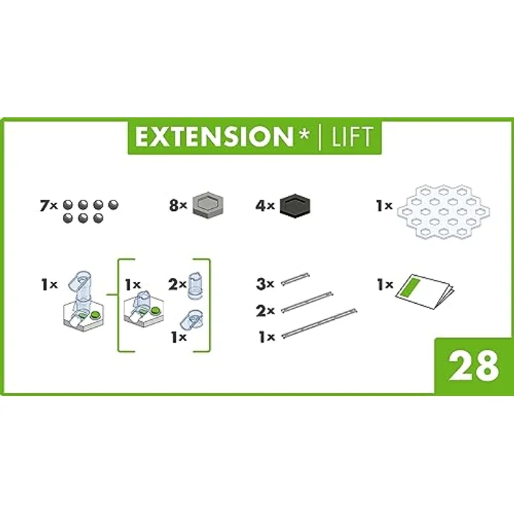 Ravensburger GraviTrax Extension Lift - Zubehör für das Kugelbahnsystem. Kombinierbar mit allen GraviTrax Produktlinien, Starter-Sets, Extensions und Elements, Konstruktionsspielzeug ab 8 Jahren – Bild 4