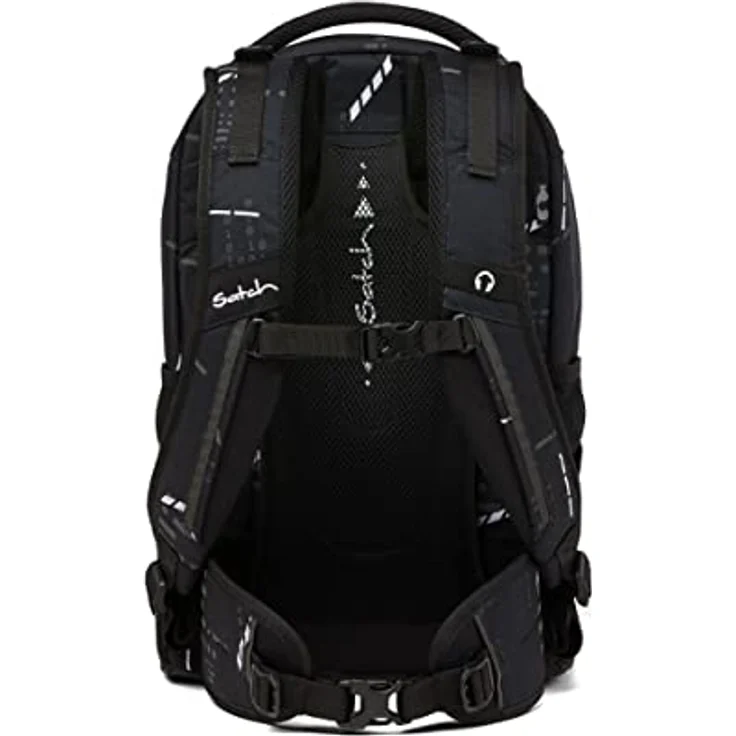 Satch Pack Schulrucksack Set 3tlg. mit Schlamperbox und Sportbeutel, 30 Liter Volumen, Ninja Matrix, aus 100% recycelten PET-Flaschen – Bild 3