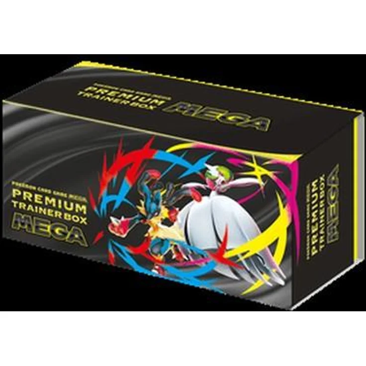Nintendo Pokemon Premium Trainer Box MEGA Japanese, 172 Karten mit 20 Booster Packs und Zubehör