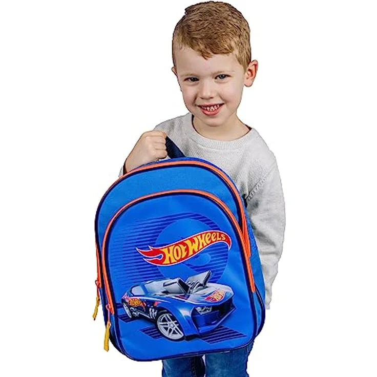Hot Wheels Schulrucksack Rucksack – Stylischer Begleiter für kleine Rennfahrer – Bild 5