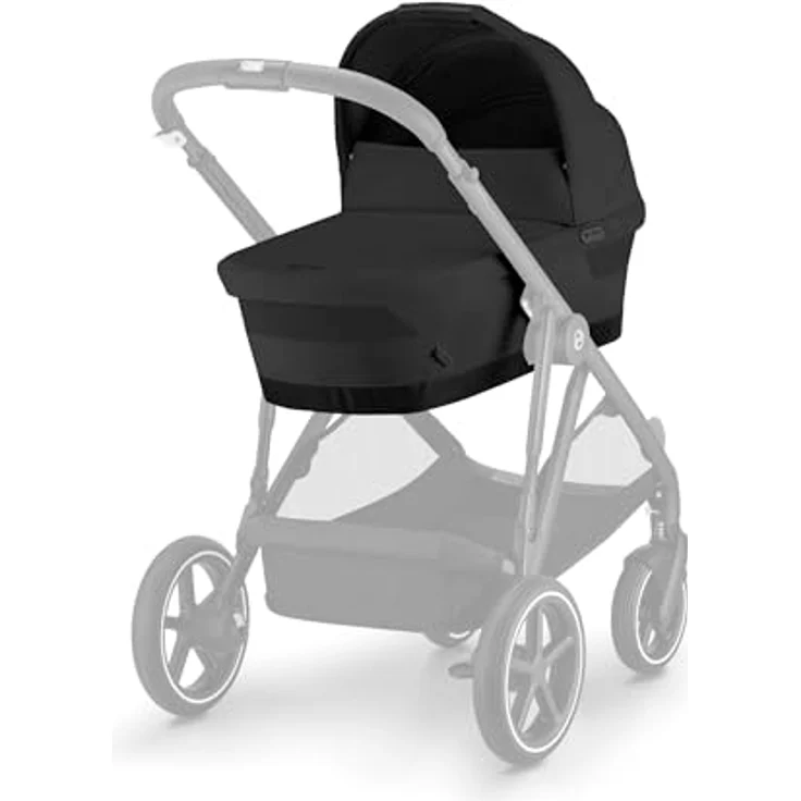 Cybex 2023 Kinderwagenaufsatz GAZELLE S Cot Moon Black (Cybex Platinum) – Bild 6