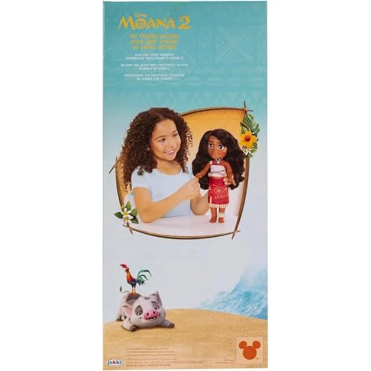 Disney Vaiana - SingingFriend Vaiana Puppe, interaktive Puppe mit Singfunktion und Zubehör, 38 cm, für Kinder ab 3 Jahren – Bild 5